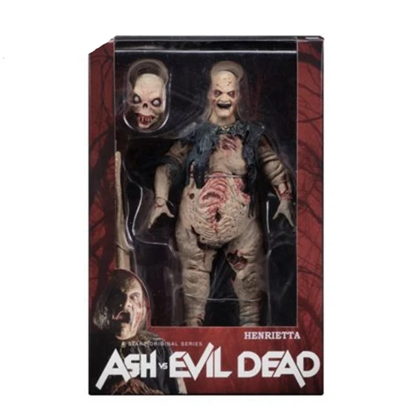 18 см NECA The Evil Dead Ash Vs Evil Dead Ash Вильямс элиго ПВХ фигурка Da Collezione модель игрушки Brinquedos regalo