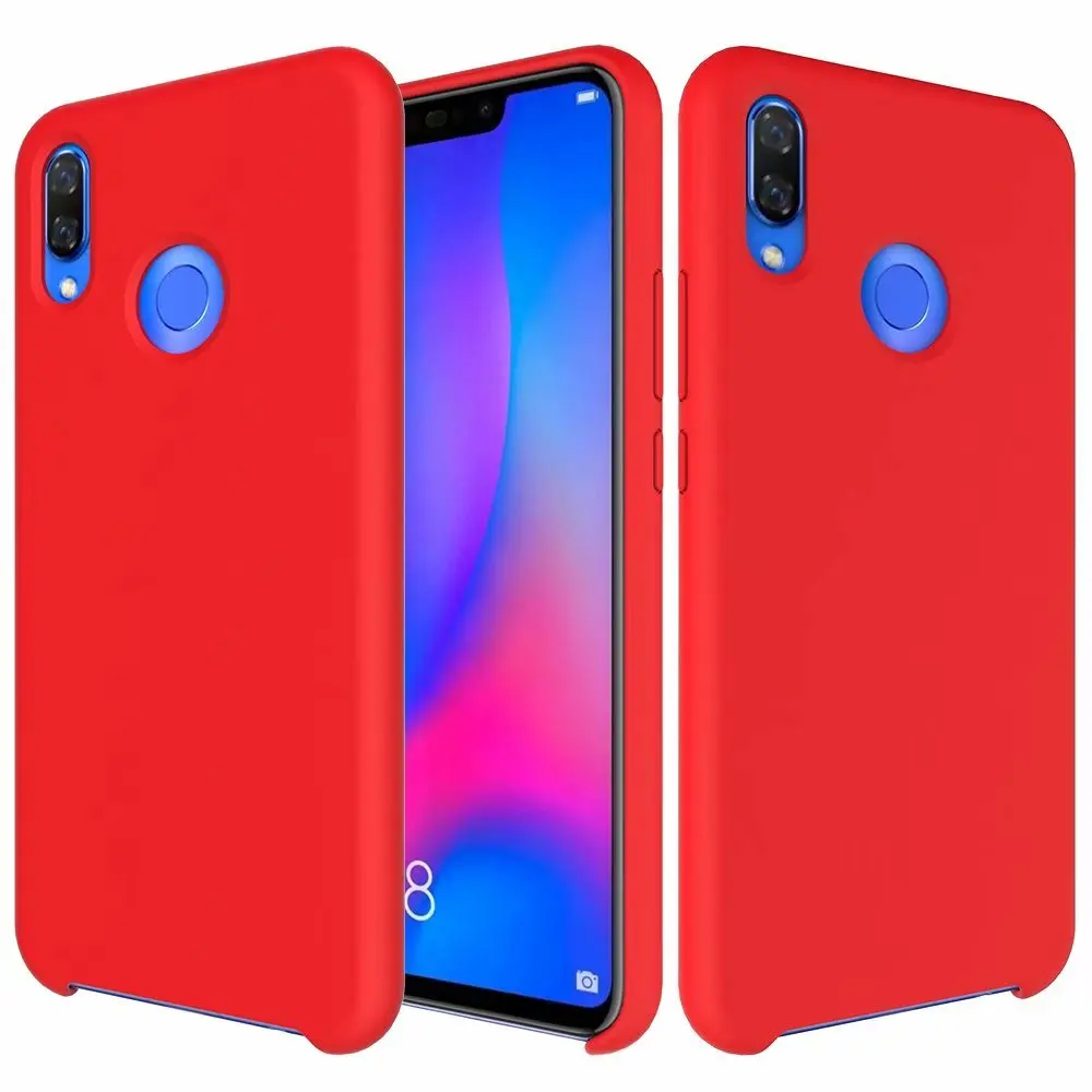 Чехлы для huawei P30 Nova 3i 4 mate 10 20 Lite Pro матовый Силиконовый из ТПУ V10 V20 чехол для huawei Honor 9lite 10 - Цвет: Red