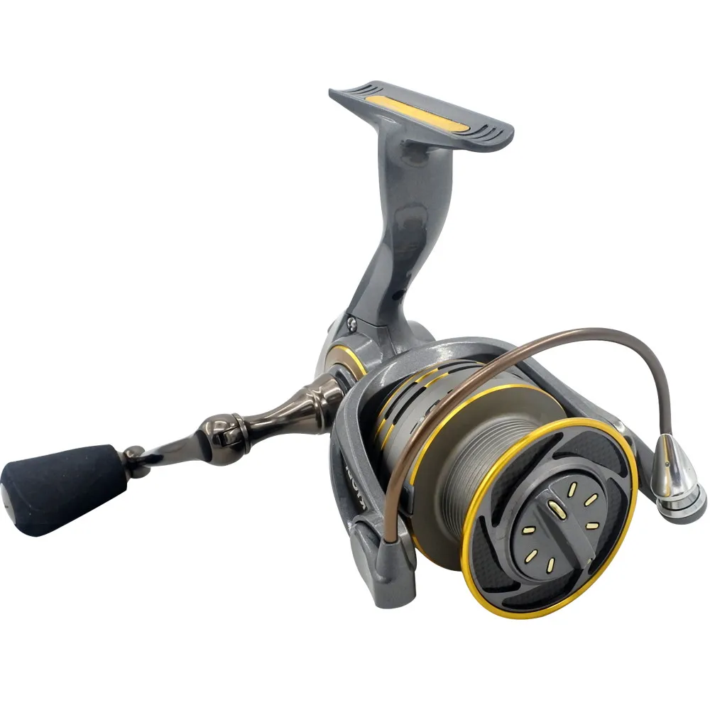 

New Arrival Aluminum Body Rotor Ultra Smooth 6+1 BB Spinning Fishing Reel Fishing Accessories Topwater Tools*0.8