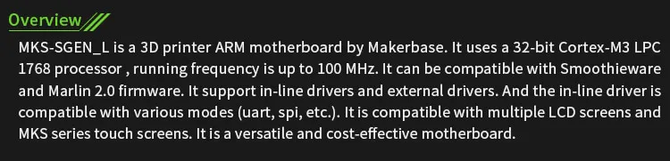 32-битный Arm марлина доска Smoothieboard МКС SGEN_L+ МКС TFT35 цветной ЖК-дисплей Блок 3D принтер обновление комплект+ Драйвер шагового двигателя