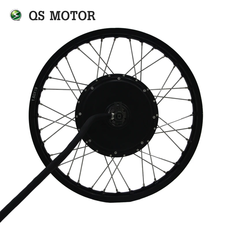 QS мотор велосипедный спиц мотор 3000 Вт 205 50H V3 Тип ступицы мотор шнуровка с ободом колеса 19 дюймов