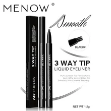 Menow водонепроницаемый Долгое черный Подводка для глаз Liquid Make Up Красота Eye Liner Pencil Очаровательные глазки Подводка для глаз el02