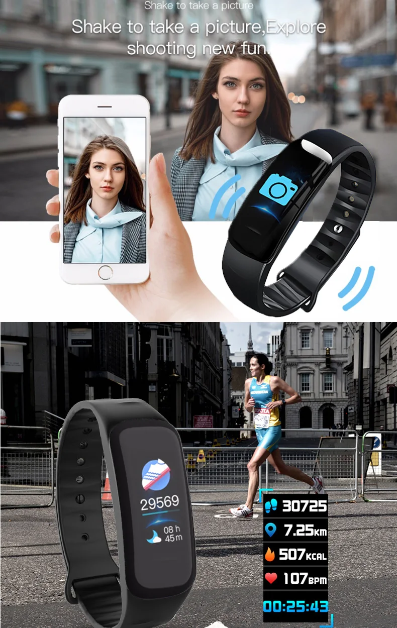 Rovtop умный Браслет кровяное давление Фитнес Спорт Smartband монитор сердечного ритма трекер Smartwatch Браслет Z2
