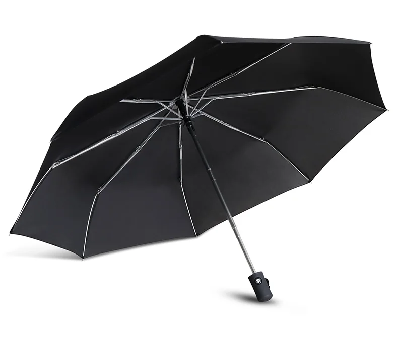 Ветростойкий 3 складной автоматический зонтик дождь женский портативный светильник прочные зонтики дождь для мужчин подарок 8 к Дети Путешествия Зонтик
