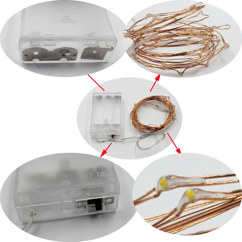 Рисунок 3 - СВЕТОДИОДНАЯ Гирлянда ZGX из медной проволоки