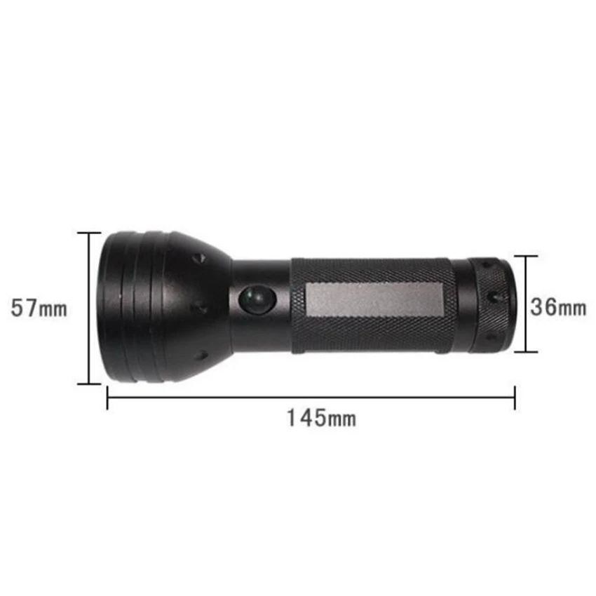 51 LED Led Flashlight 395nm Ultra Violet Torch Lamp purplelight Detector Battery Powered with Glasses Pet Stain Detector lampe