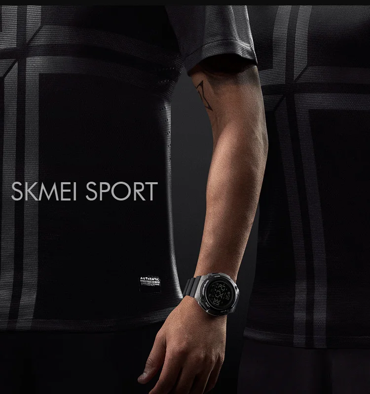 SKMEI 1347 Bluetooth Смарт цифровые часы мужские 50 м водонепроницаемые спортивные часы спящий монитор Подсветка трекер калорий мужские часы