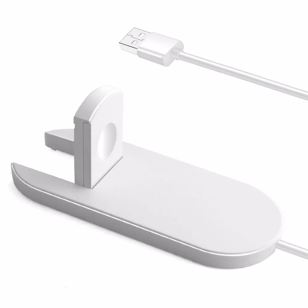 

2 in 1 Wireless Charger Pad for iPhone X xs 7.5W Air Fast Charger Cable For iWatch 4 3 2 Apple Watch Charger for Samsung S8 10W