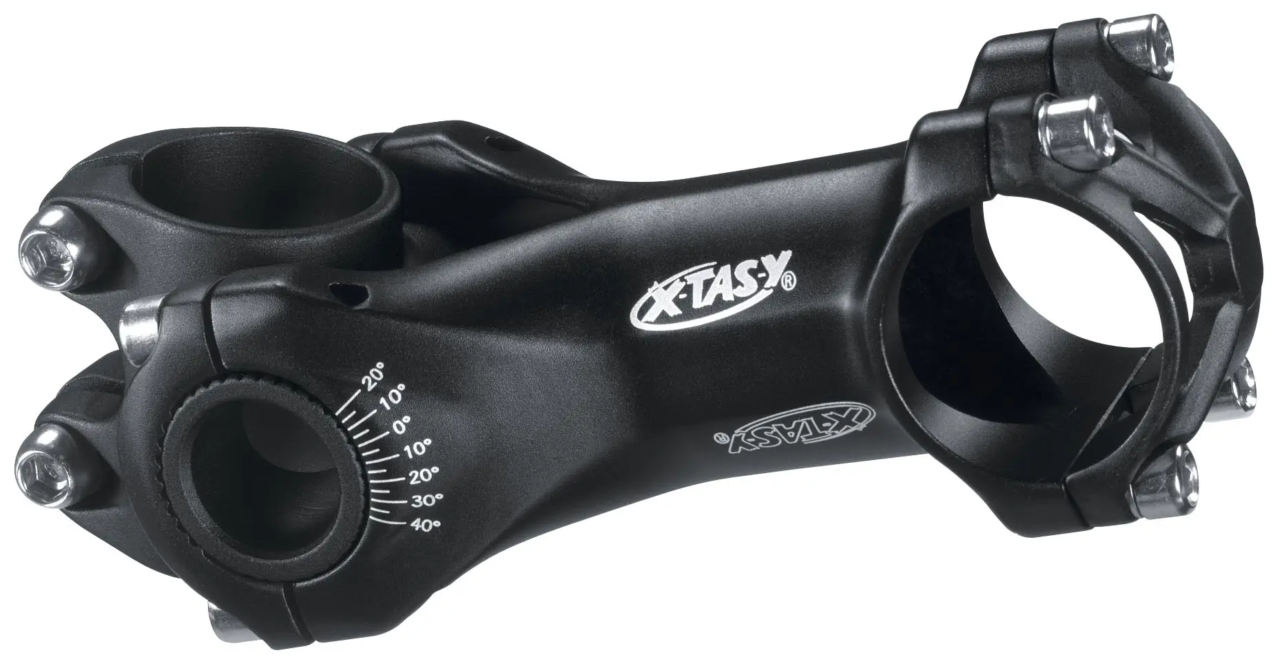 white bicycle stem