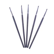 5 шт. зубные кисти из смолы, ручки для стоматологического формирования, силиконовые зубные инструменты для клея, композитные цементные фарфоровые зубные инструменты для стоматолога