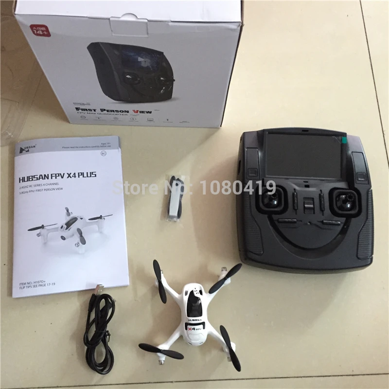 (Получить дополнительный аккумулятор) Hubsan FPV X4 Plus H107D + с HD камерой 720P 6 осевой