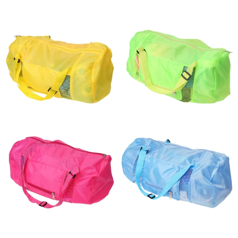 Large Sand Away Carrying Bag Beach Children Kids Toys Swimming Mesh