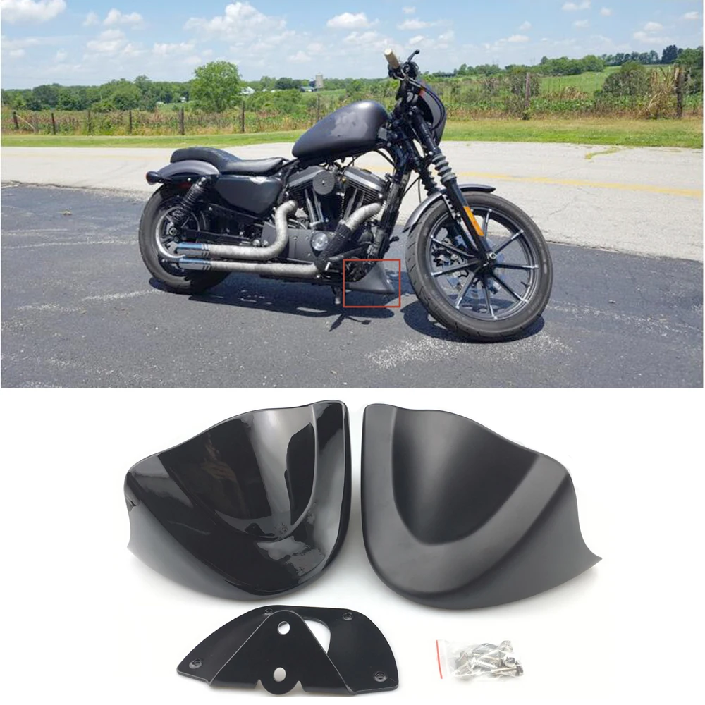 

Motorcycle Front Chin Spoiler Fairing Lower Cover for Harley Dyna Fat Bob Low Rider Street Bob Super Wide Glide 2006-2017