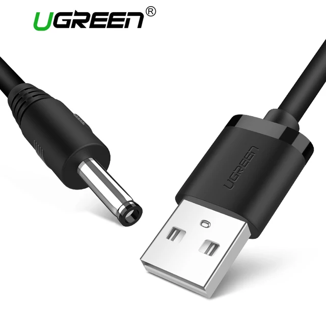 Special Offers Ugreen USB to DC 3.5mm Power Cable USB A Male to 3.5 Jack Connector 5V Power Supply Charger Adapter for HUB USB Fan Power Cable Special Offers Ugreen USB to DC 3.5mm Power Cable USB A Male to 3.5 Jack Connector 5V Power Supply Charger Adapter for HUB USB Fan Power Cable
