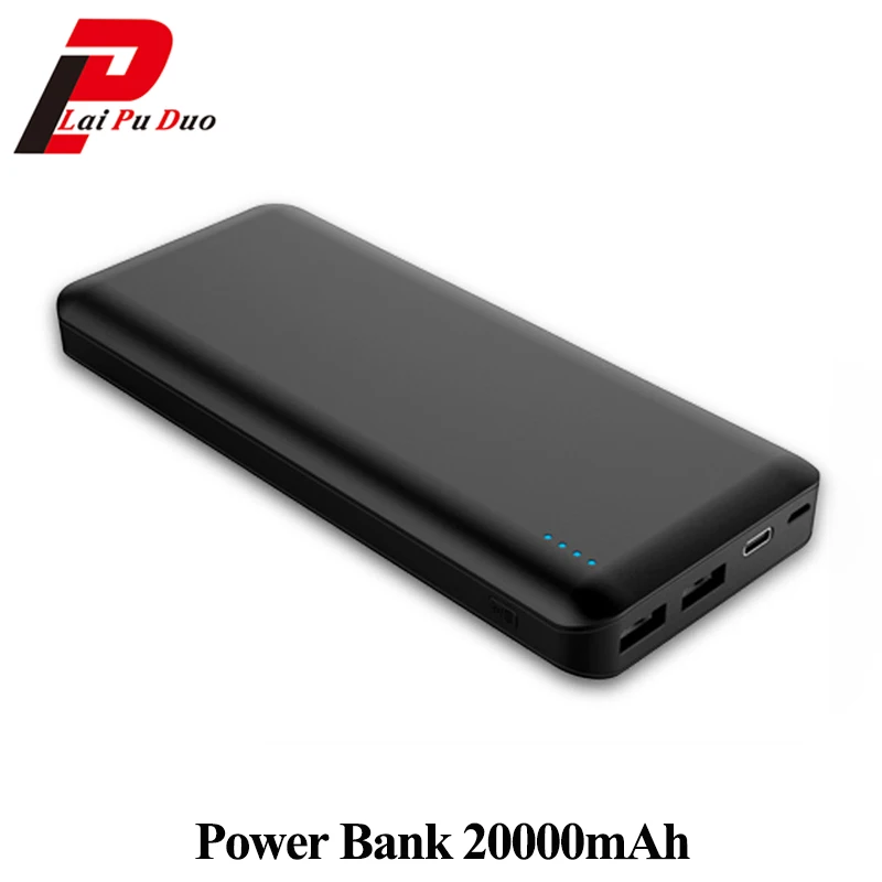 

Power Bank 20000mAh Type-C PD Fast Charger Support QC3.0 Dual USB Type C interface Battery Bank for Mobile Phones/PSP/Mackbook