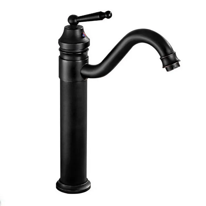 Luxury Oil Rubbed Bronze Gooseneck Single Handle Swivel Kitchen Bathroom Sink Basin Faucet Mixer Taps ahg019
