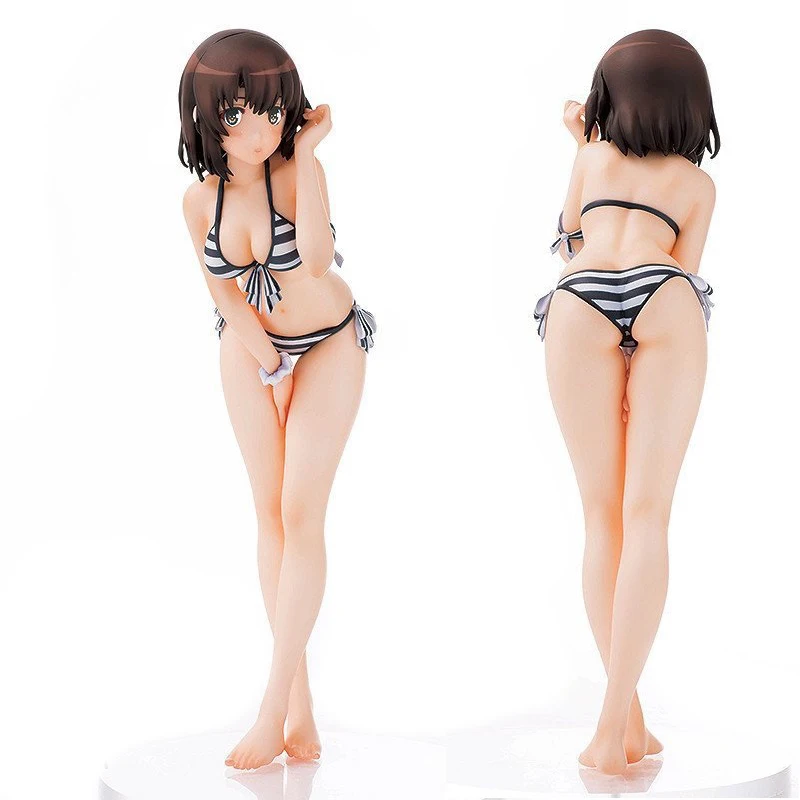 

JAPAN Anime Saenai Heroine No Sodatekata Megumi Katou Megum KATO Sexy Action Figure PVC Swimsuit bikini girl Collection toys