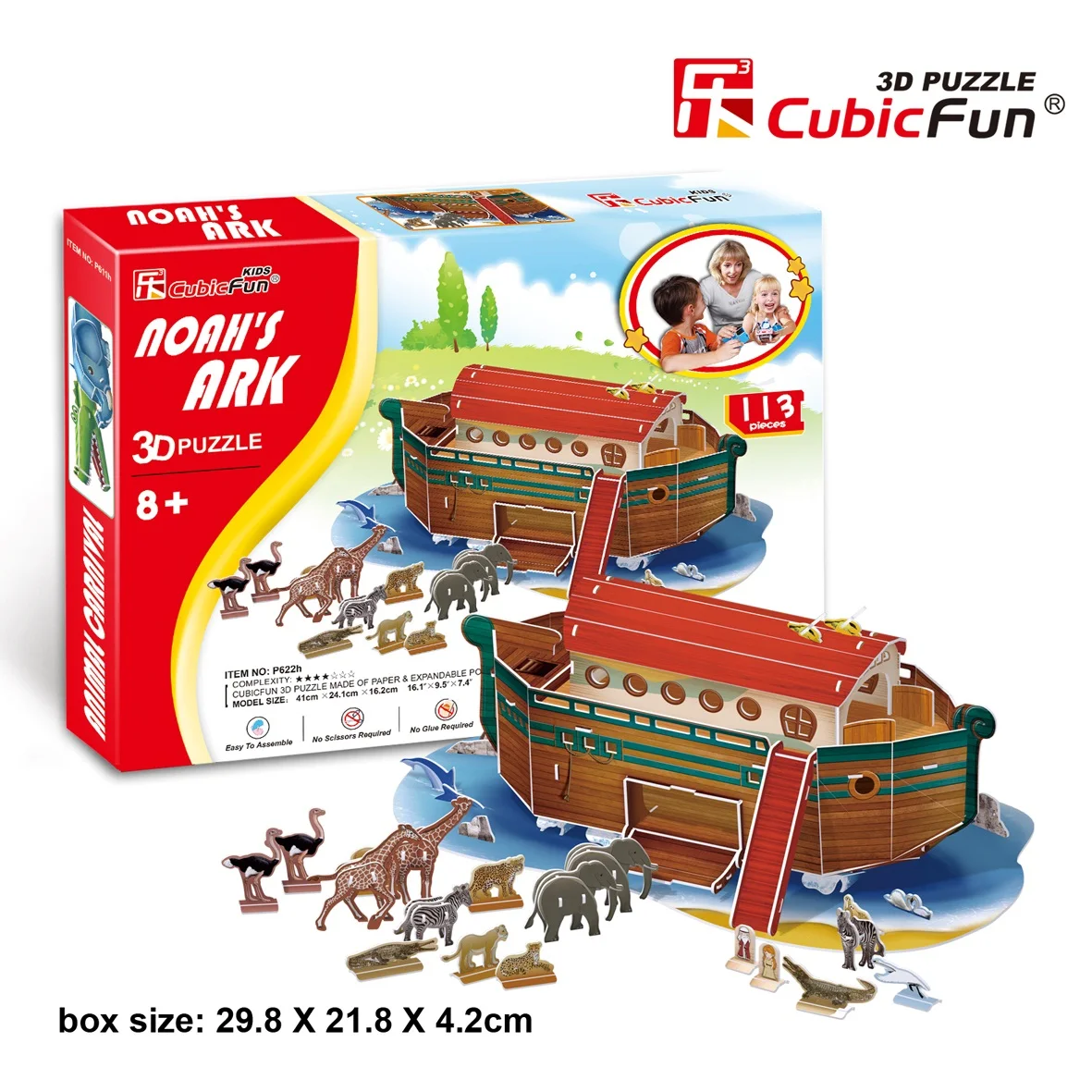 Candice guo CubicFun building model toy cartoon 3D DIY 