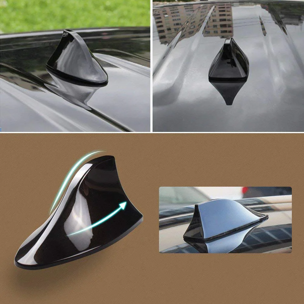 Universal Wireless Car Roof Antennas Car Shark Fin Antenna Auto Radio FM AM Signal Amplifier Aerials Replacement Exterior Parts Universal Wireless Car Roof Antennas Car Shark Fin Antenna Auto Radio FM AM Signal Amplifier Aerials Replacement Exterior Parts