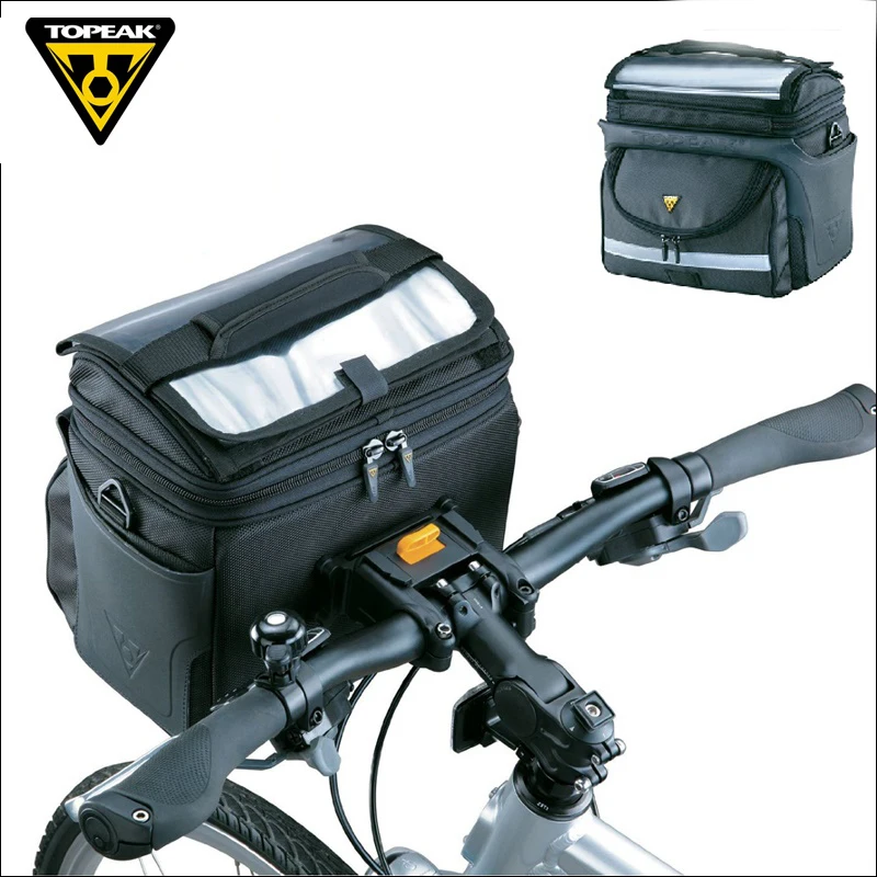 Topeak TT3022 TT3021 TourGuide сумка на руль для велосипеда Камера сумка для велосипеда передняя Труба Pannier горный велосипед аксессуары для велоспорта