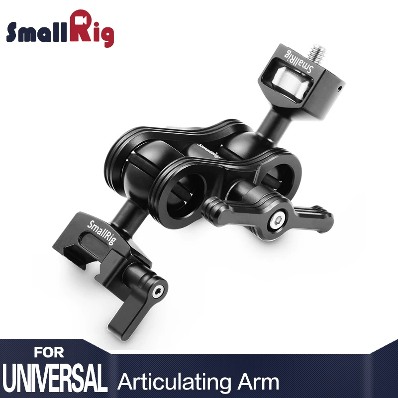 SmallRig Adjustable Friction Articulating Magic Arm with Screw Ball head and NATO Clamp Ball