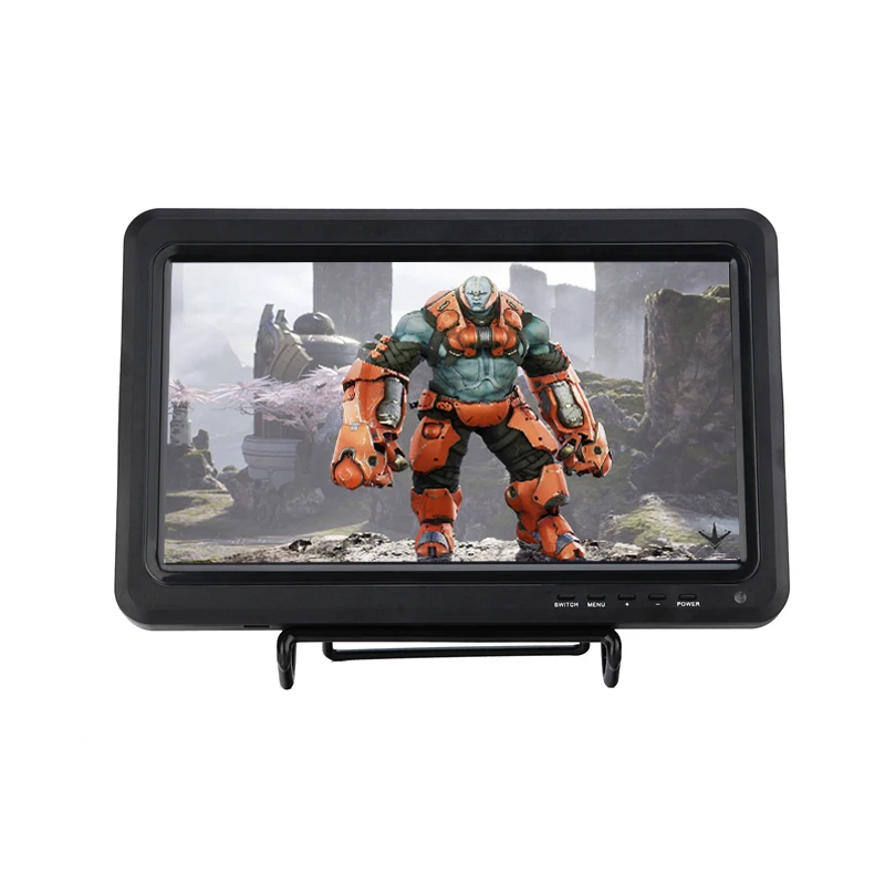 Portable Analog TV 10 inch Mini HD Car TV With HDMI VGA AV USB Support PS3 PS4 WiiU Xbox 360