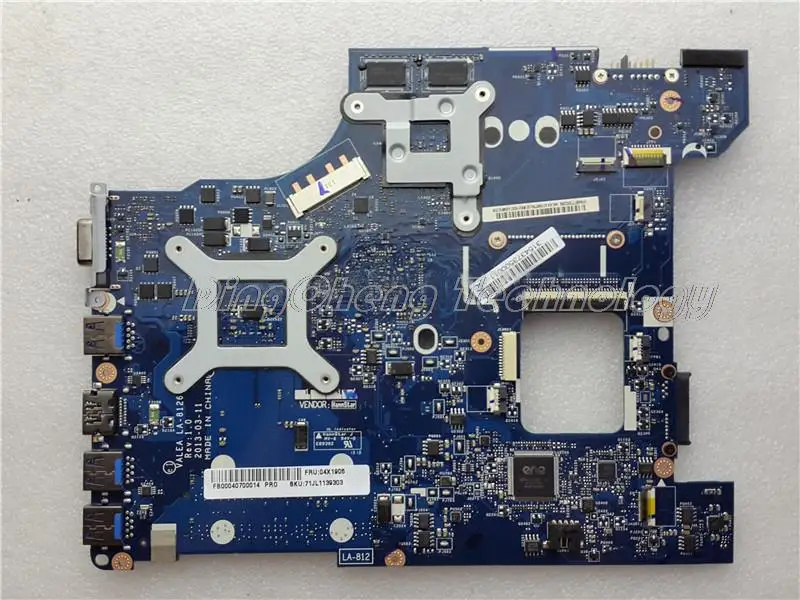 HOLYTIME اللوحة المحمول لينوفو thinkpad e435 LA-8126P ل AMD cpu مع 4 فيديو رقائق غير متكامل بطاقة جرافيكس