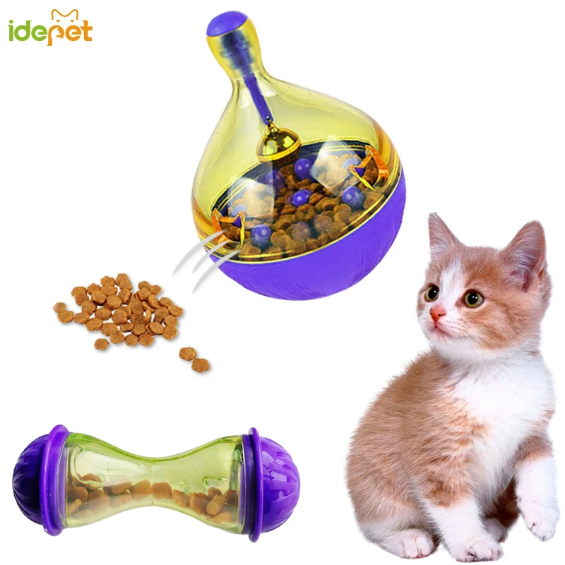 Кошачьи кормушки, пищевой шар, Интерактивная игрушка для питомцев, стакан, умнее, игрушка для кошек, игрушка для игры, мячик, встряхивающий для собак, увеличивает IQ
