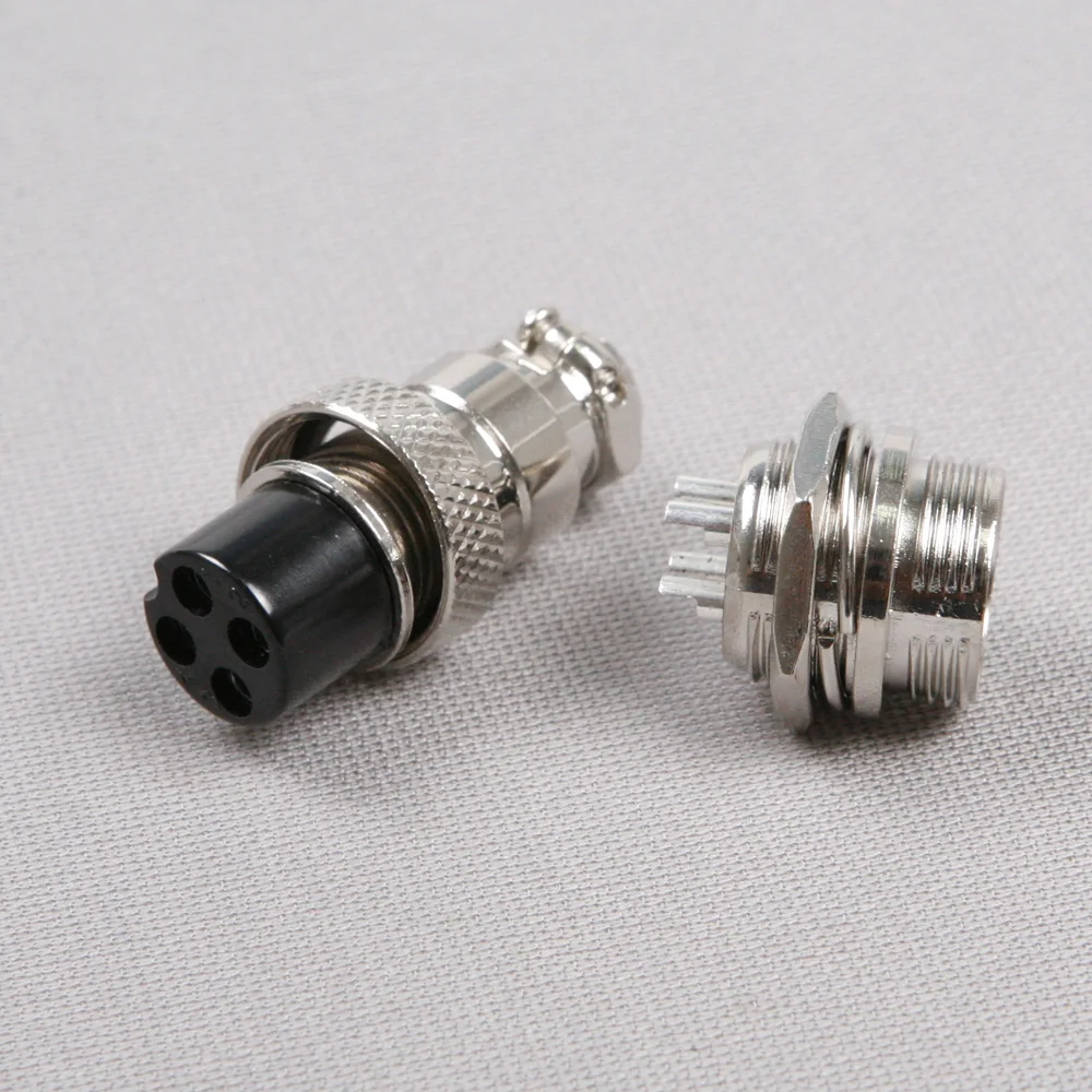 

Hot Sale Aviation plug socket connector 4Pin 16mm Male & Female Connector GX16-4 Core Connector