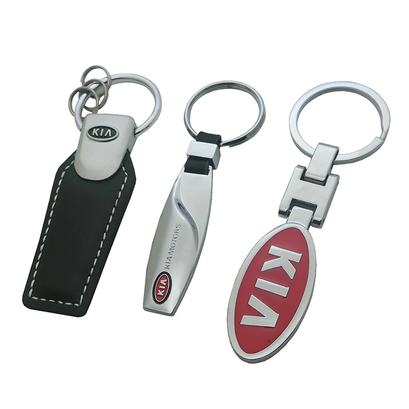 

1PC 3D Metal alloy Car Styling Car Logo Fashion Keychain Key Chain Key Rings For KIA Cerato Sportage R K2 K3 K5 Auto Accessories