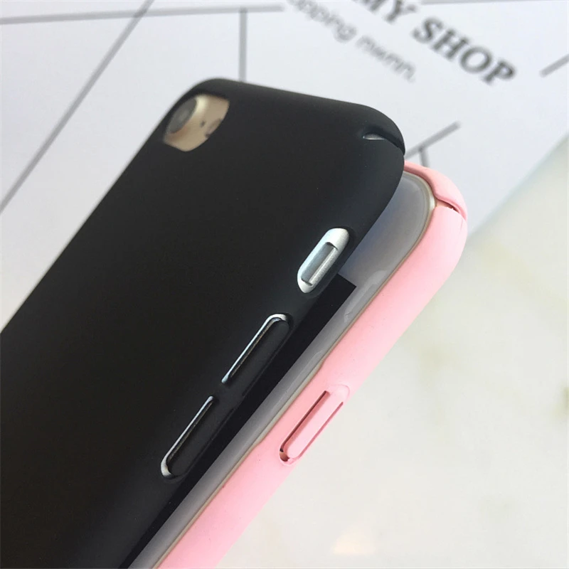 Чехлы карамельных цветов для телефонов Iphone X матовый чехол из жесткого пластика 11