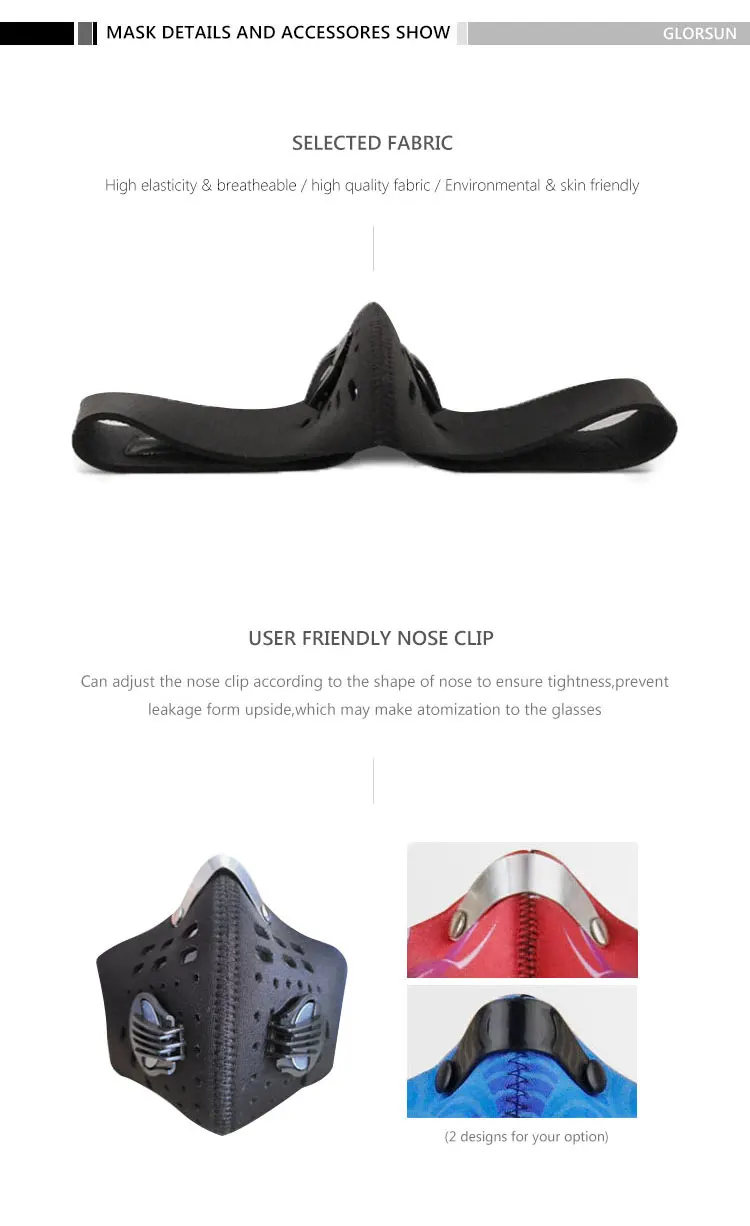 dust mask custom neoprene n99 pm2.5 bike cycling mouth face mask fine air filter anti odor smog fashion pollen anime cotton mask