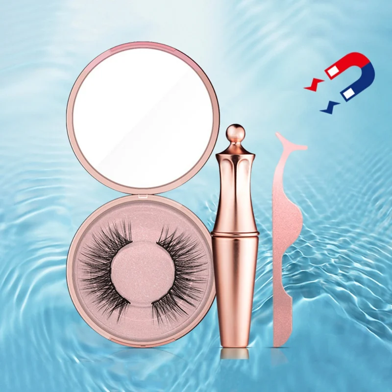 

Eye Makeup Kit Magnetic Eyeliner Liquid Magnetic Eye Lashes Eyelash Tweezers Set Eyes Makeup Set
