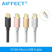 AIFFECT Micro USB Cable 5V3A Fast Charging Mobile Phone USB Charger Cable 1M Data Sync Cable for Samsung HTC LG Android Hot Sale