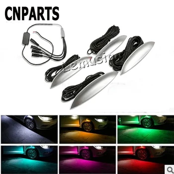 

CNPARTS 4X Car Modification Cool Wheel Eyebrow Warning LED Light For Audi A4 B7 B5 A6 C6 Q5 Honda Civic 2006-2011 Fit Accord CRV
