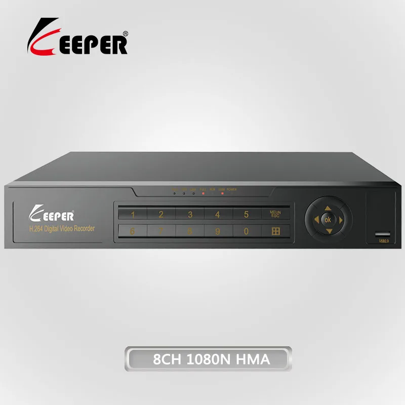 bilder für KEEPER 8 Kanal 1080N AHD Full HD Hybrid DVR Surveillance Video Recorder 3 in 1 bilder für KEEPER 8 Kanal 1080N AHD Full HD Hybrid DVR Surveillance Video Recorder 3 in 1