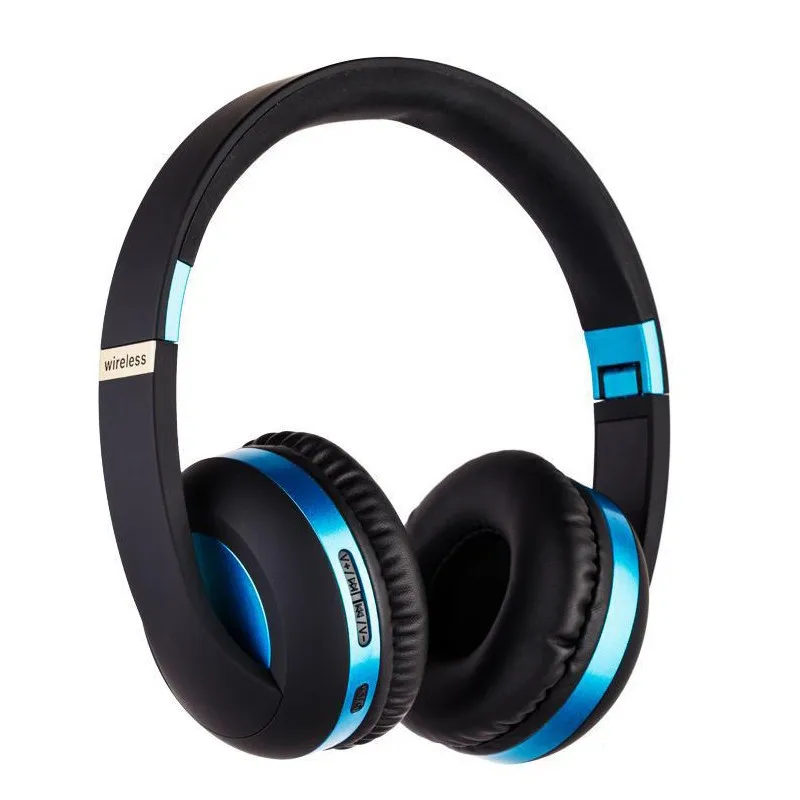 MH4 Bluetooth беспроводные наушники Bluetooth 5,0 шумоподавление Беспроводная гарнитура с микрофоном для телефонов и музыки - Цвет: Синий