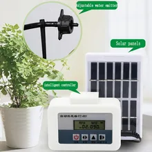 Drip Irrigation Solar Energy Irrigation System Intelligent Garden Timed Automatic Potted Plant Watering Device with Water Pump Drip Irrigation Solar Energy Irrigation System Intelligent Garden Timed Automatic Potted Plant Watering Device with Water Pump