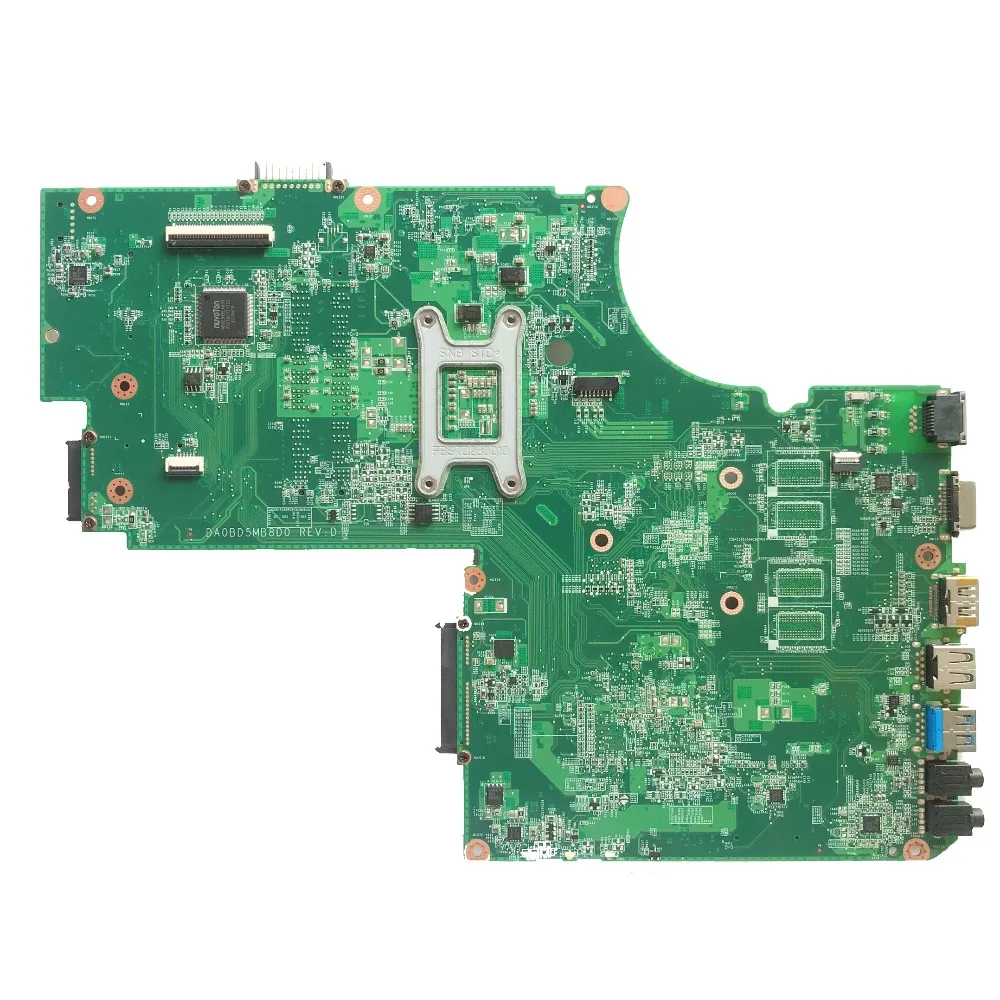 Отличный оригинальный для ноутбука Toshiba S75 L75 материнская плата A000243980 HM76 DDR3 DA0BD5MB8D0