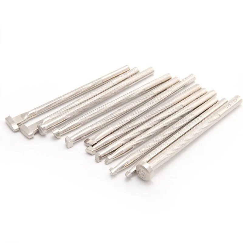 

1Pc 11cm DIY Leather Printing Tool Alloy Metal Carving Handmade Leathercraft Tools Stamping Leather Working Saddle Making Tools