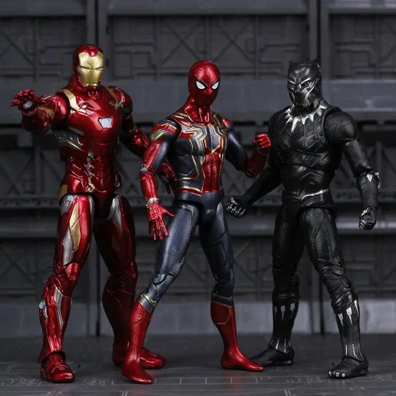 

Avengers Infinity War Iron Spider Figure Spiderman Black Panther Iron Man Action Figure toy
