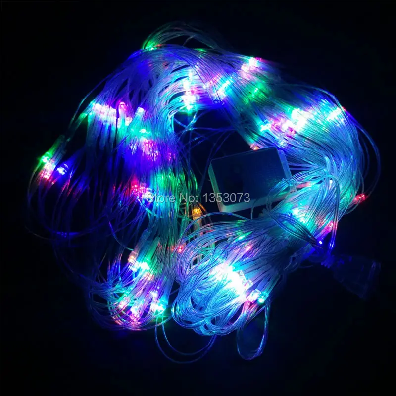 LED light string outdoor net lights LED garland wedding - rgb 2