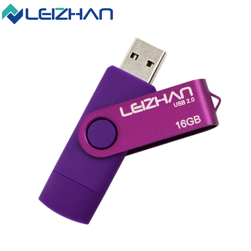 

LEIZHAN USB Flash drive Smart Phone 4g 8g USB Flash Drive 16gb pendrive OTG cle usb 32g memory stick for Android system phone