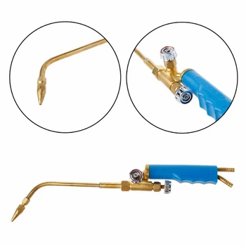 

Mini Gas Welding Torch Oxygen butane Methane for Air Condition Refrigerator Welding Copper Pipe Brazing Soldering Heating H01-2