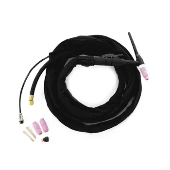 

3 meter TIG Torch kit Metalworking Equipment Gas lens Flexible Welding WP-17 Accessory Bag