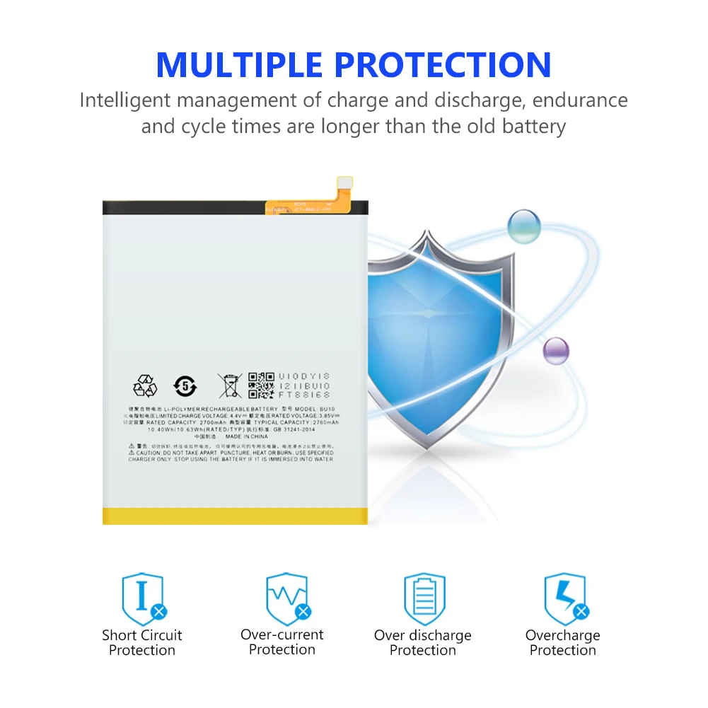 Аккумуляторная батарея 3 85 V 3000mAh BA612 литий ионный аккумулятор для Meizu 5S M5S M612Q M612M