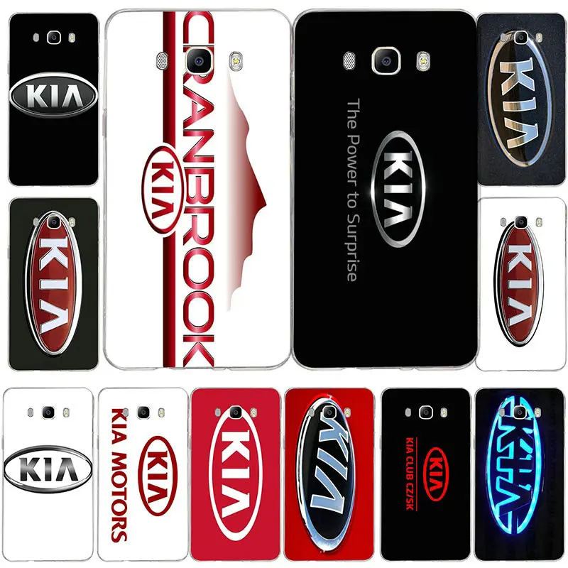 

Fashion Kia Logo Korean Car Brands For Coque Samsung Galaxy J1 J2 J3 J5 J7 A3 A5 A7 2016 2017 Cover Soft TPU Silicone Phone Case