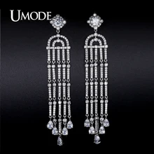 UMODE New Imitation Diamond Dangle Earrings For Women Brincos Grandes Fashion Para Mulheres Christmas Gifts Bijoux Femme AUE0228