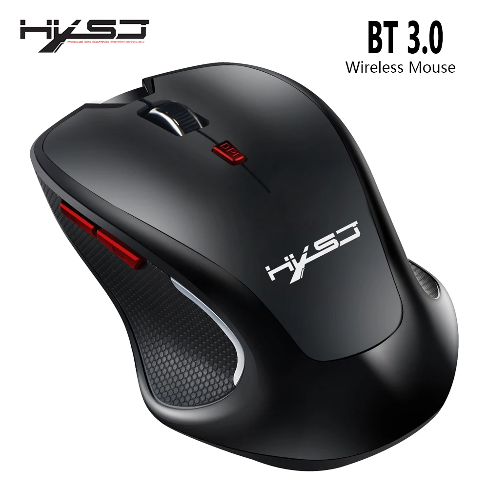 

HXSJ T21 Wireless Mouse Ergonomic Vertical Mice 3.0 BT 2400 DPI 3DPI Optional for Mac Laptop Computer Computer Peripheral Mouse