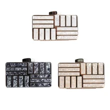 Кошельки с мраморным узором изысканные модные акриловые украшения для девочек кошелек Свадебный клатч женская сумочка вечерняя цепочка подарок